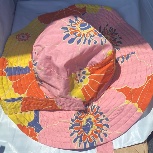 Zara Accessories Zara Bucket Floral Beach Hat With Side Ties Poshmark